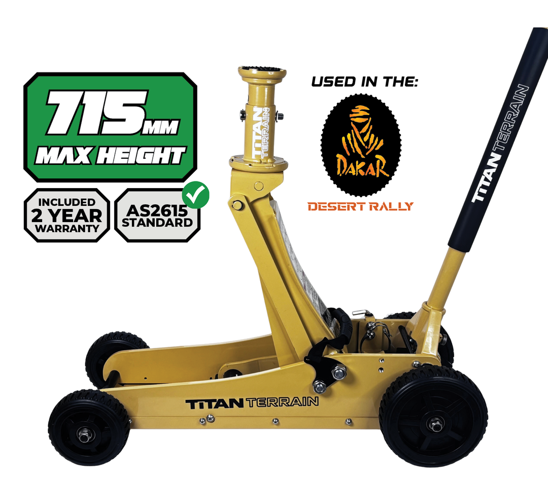 3 TONNE RUGGED FLOOR JACK - SANDY TAUPE EDITION