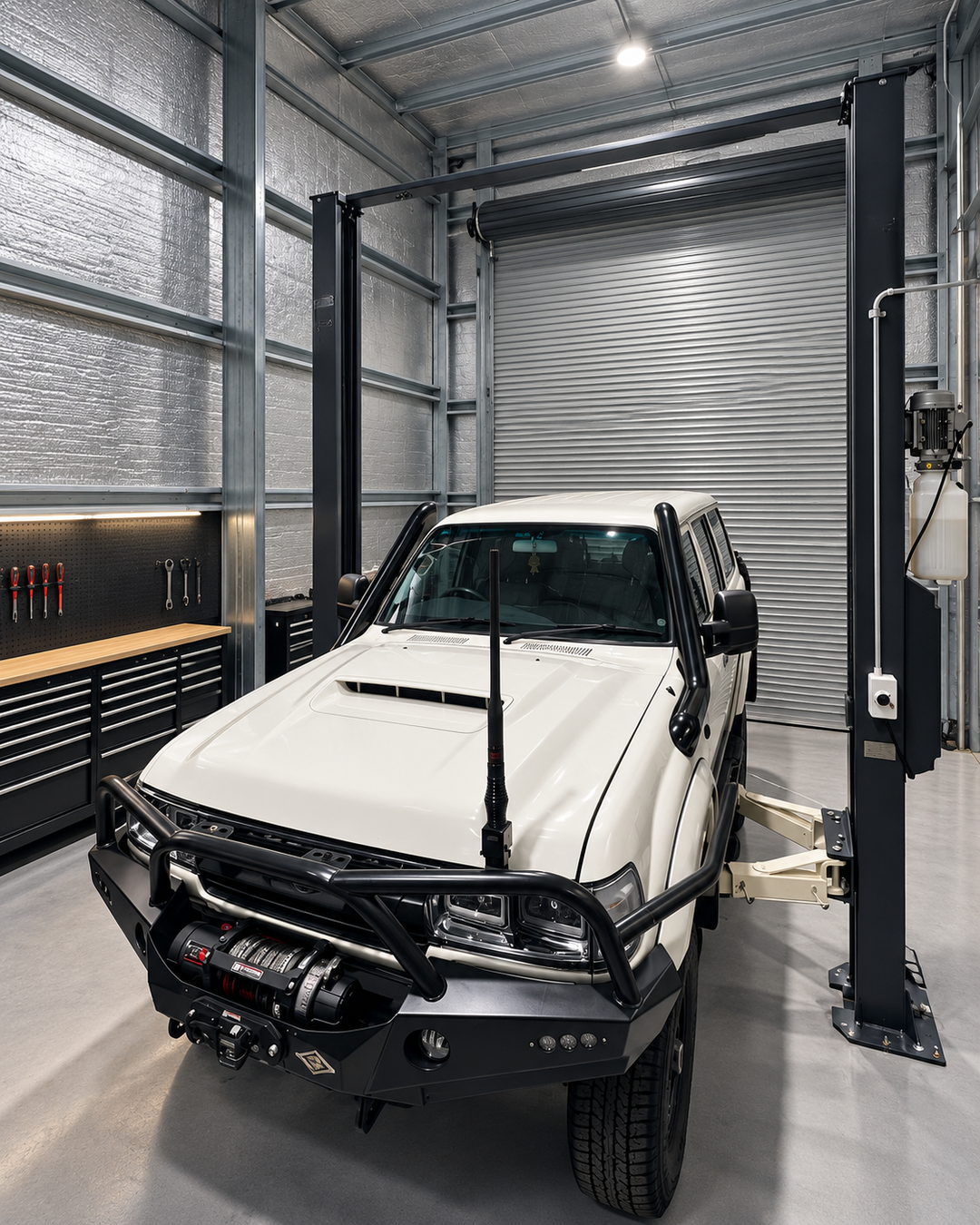 4.5 TONNE 2-POST CAR HOIST ELECTRIC LOCK RELEASE