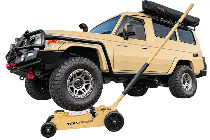 3 TONNE RUGGED FLOOR JACK - SANDY TAUPE EDITION
