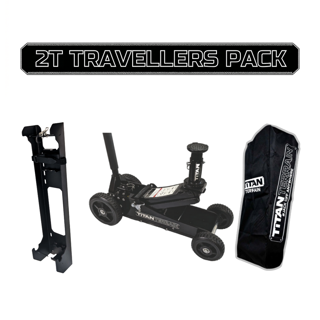 TITAN TERRAIN 2T Travellers Jack Pack Includes 2000KG Jack