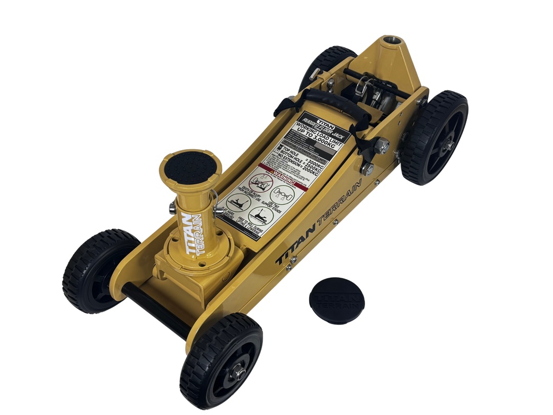 3 TONNE RUGGED FLOOR JACK - SANDY TAUPE EDITION