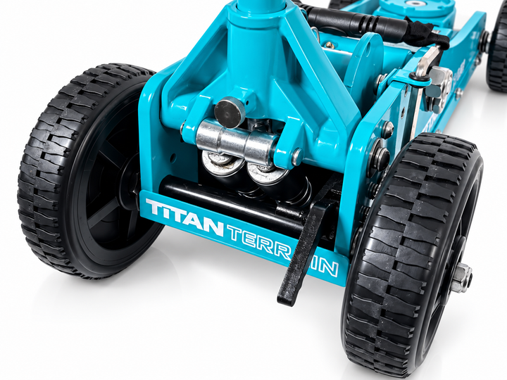 3 TONNE RUGGED FLOOR JACK - TURQUOISE EDITION