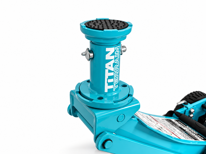 3 TONNE RUGGED FLOOR JACK - TURQUOISE EDITION