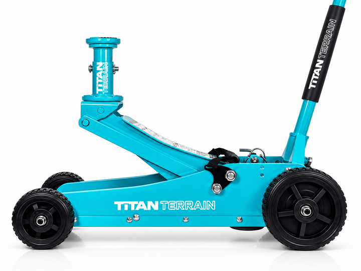 3 TONNE RUGGED FLOOR JACK - TURQUOISE EDITION