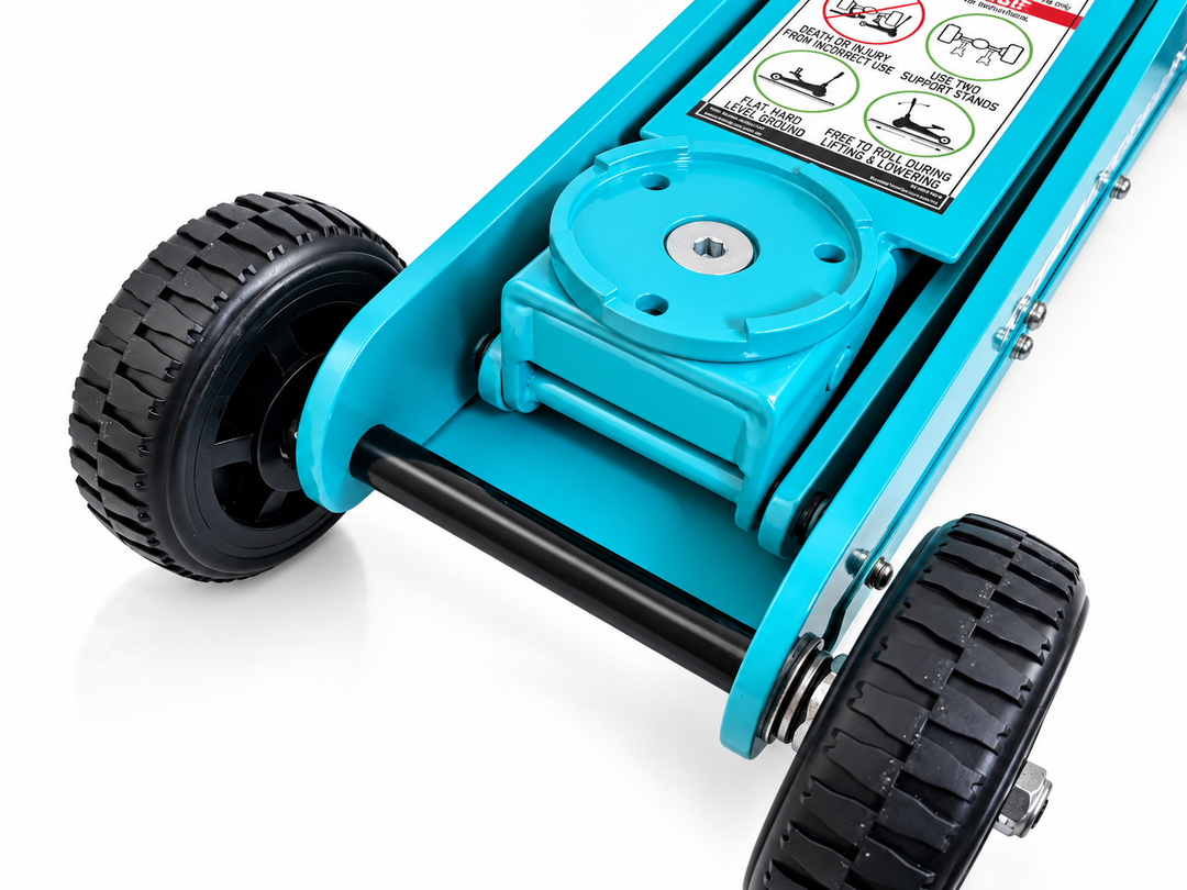 3 TONNE RUGGED FLOOR JACK - TURQUOISE EDITION