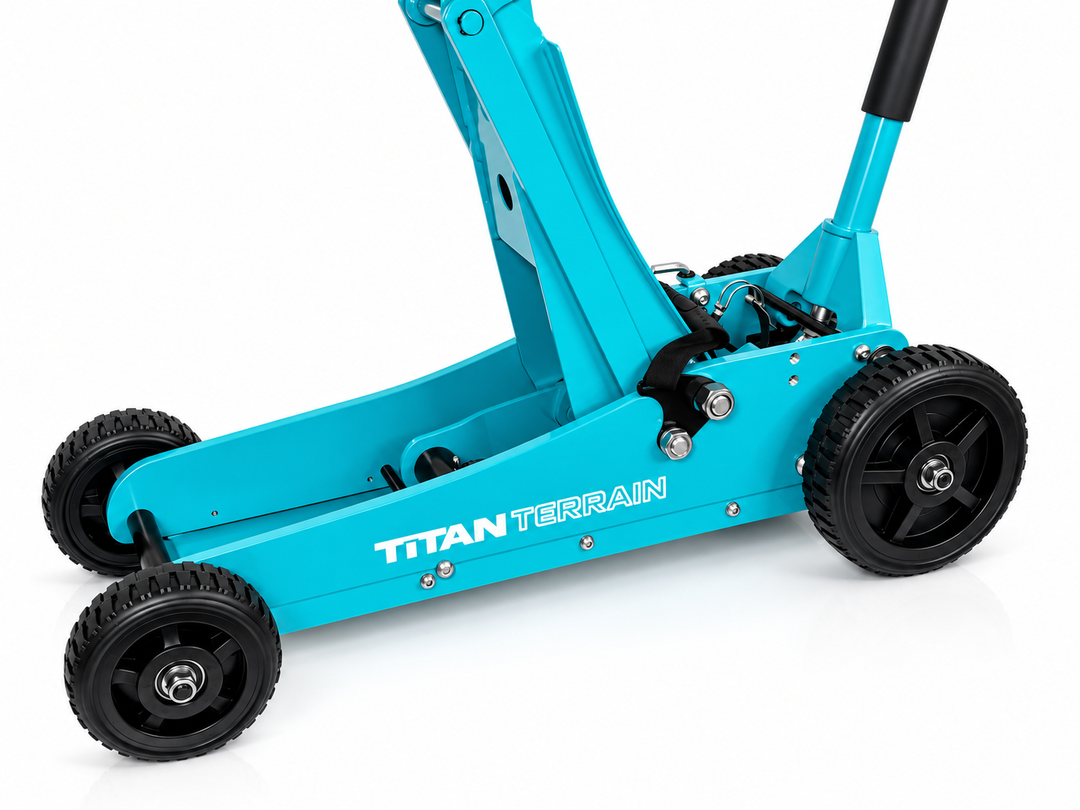 3 TONNE RUGGED FLOOR JACK - TURQUOISE EDITION