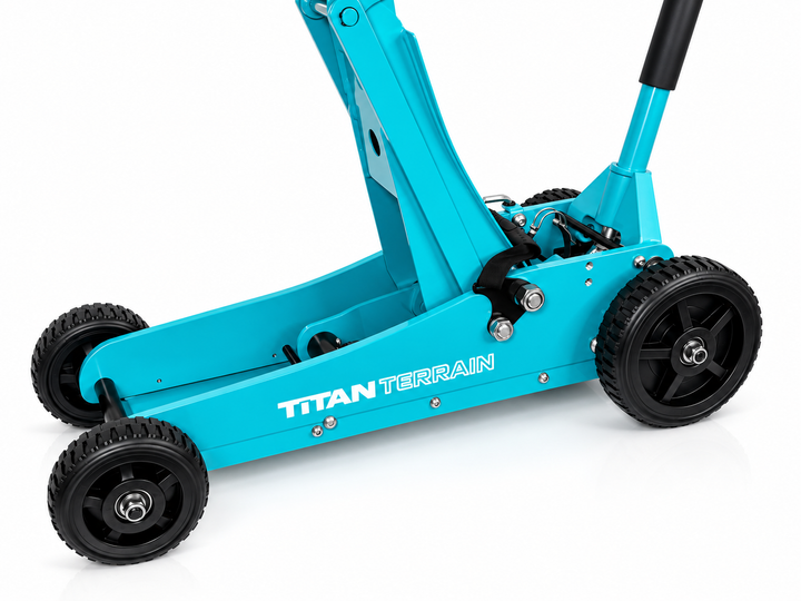 3 TONNE RUGGED FLOOR JACK - TURQUOISE EDITION