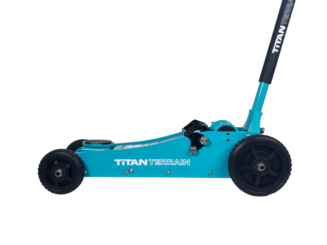 3 TONNE RUGGED FLOOR JACK - TURQUOISE EDITION