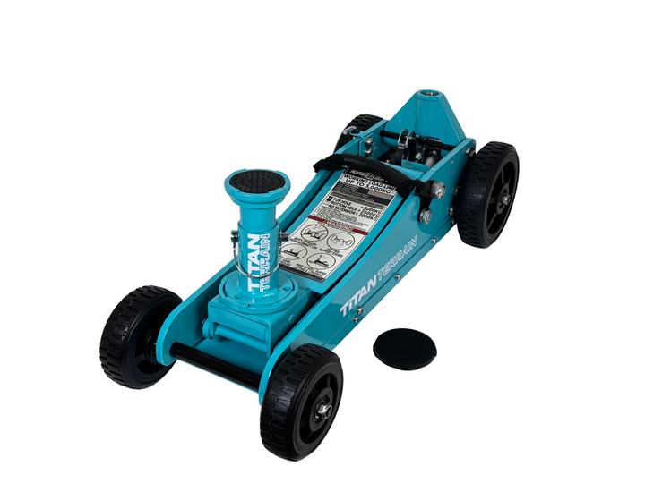 3 TONNE RUGGED FLOOR JACK - TURQUOISE EDITION