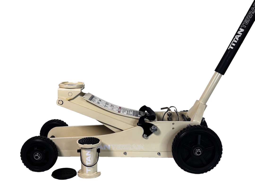 3 TONNE RUGGED FLOOR JACK - LIGHT SANDY TAUPE EDITION