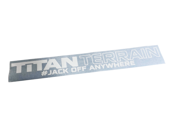 TITAN TERRAIN - STICKER PACK w/ #JACK OFF ANYWHERE