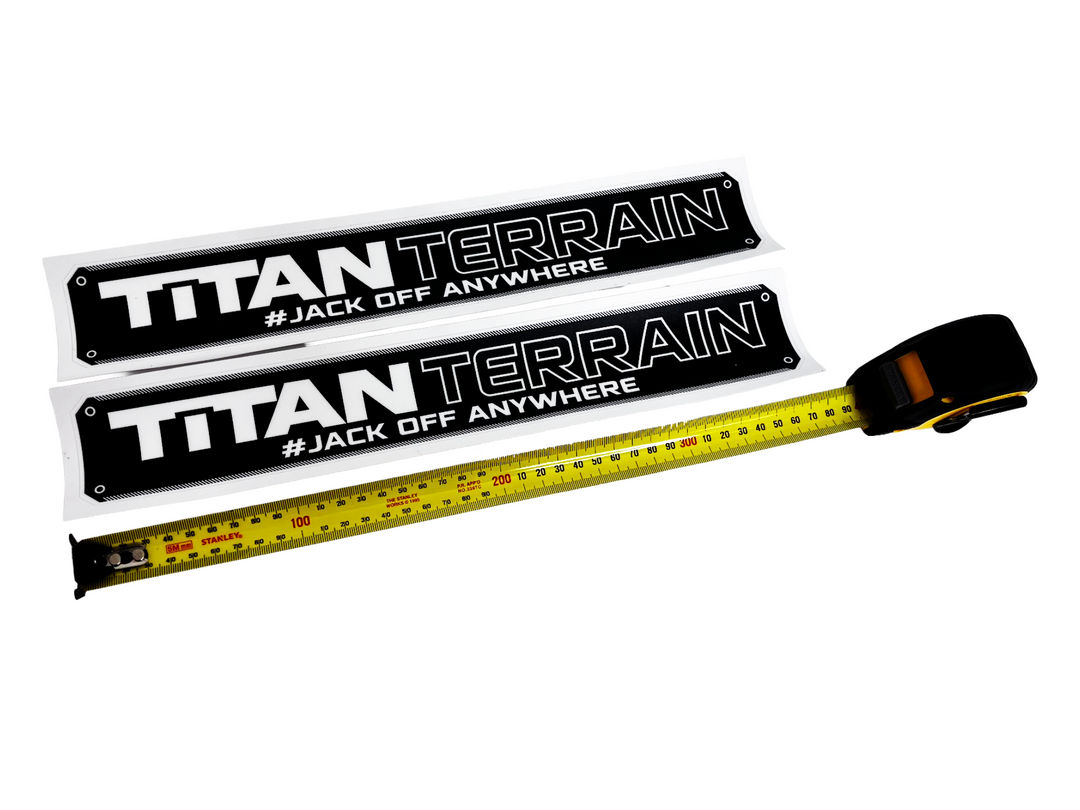 TITAN TERRAIN - STICKER PACK w/ #JACK OFF ANYWHERE