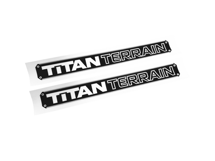 TITAN TERRAIN - SMALL STICKER - PAIR (23cm)