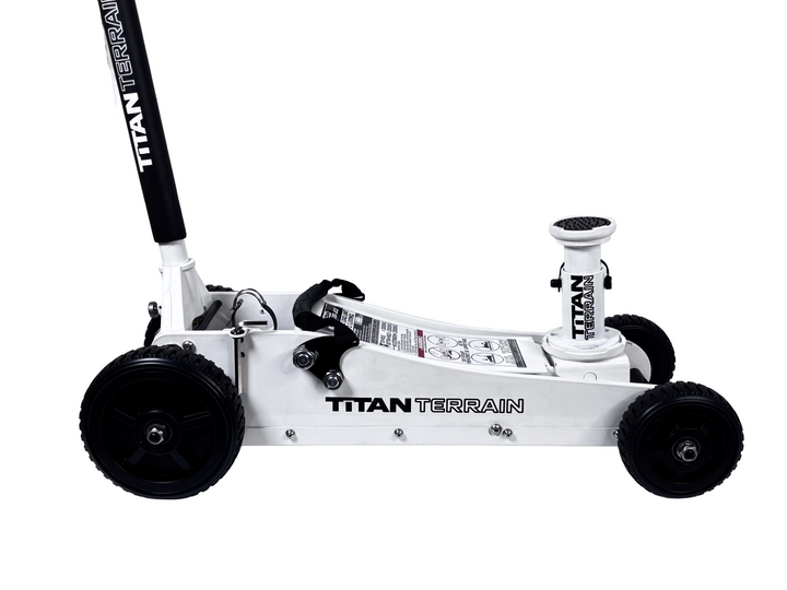 3 TONNE RUGGED FLOOR JACK - WHITE EDITION