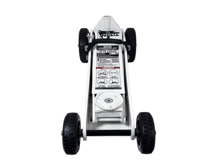 3 TONNE RUGGED FLOOR JACK - WHITE EDITION