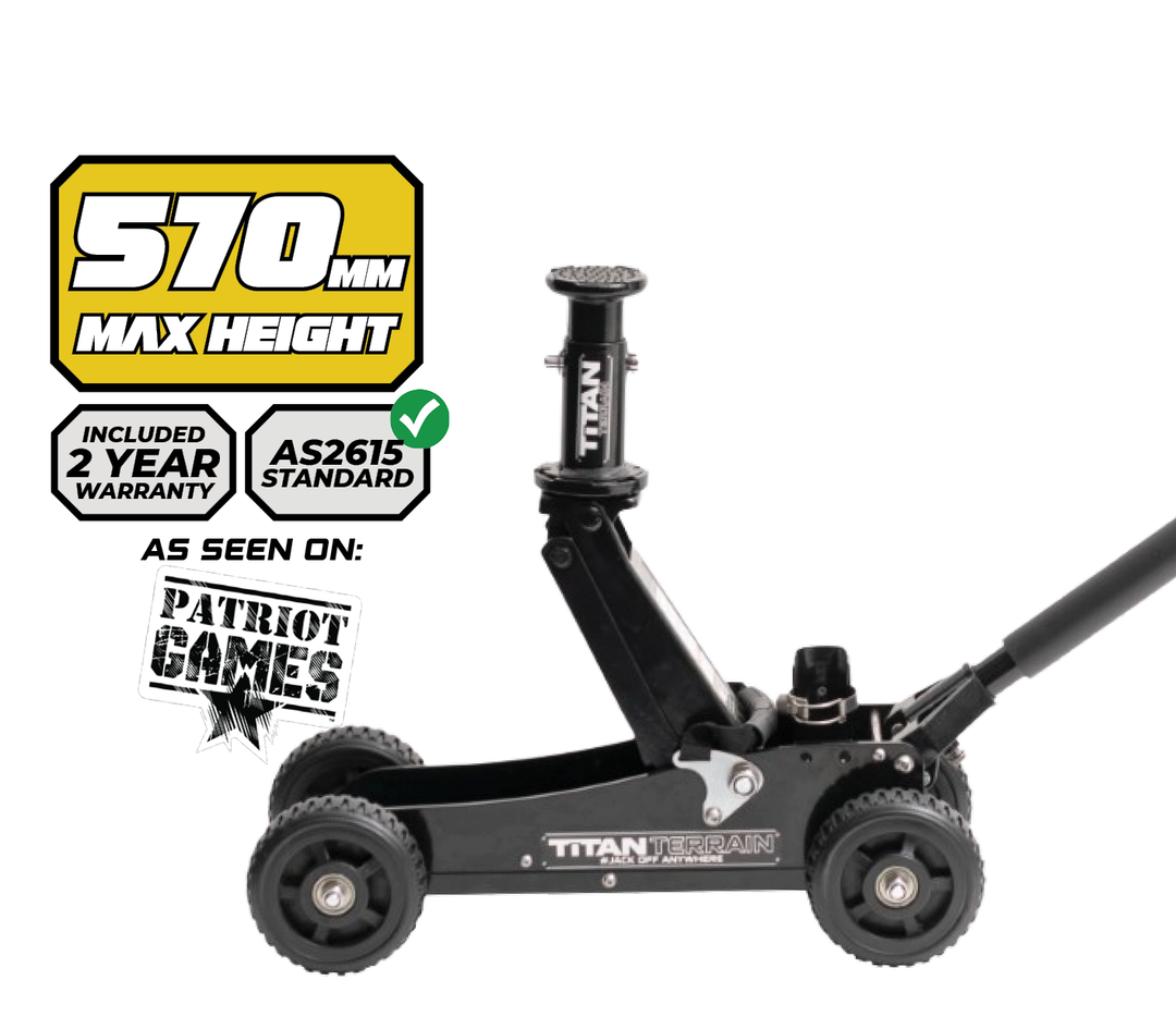 Titan Terrain 1.5 tonne rugged floor jack
