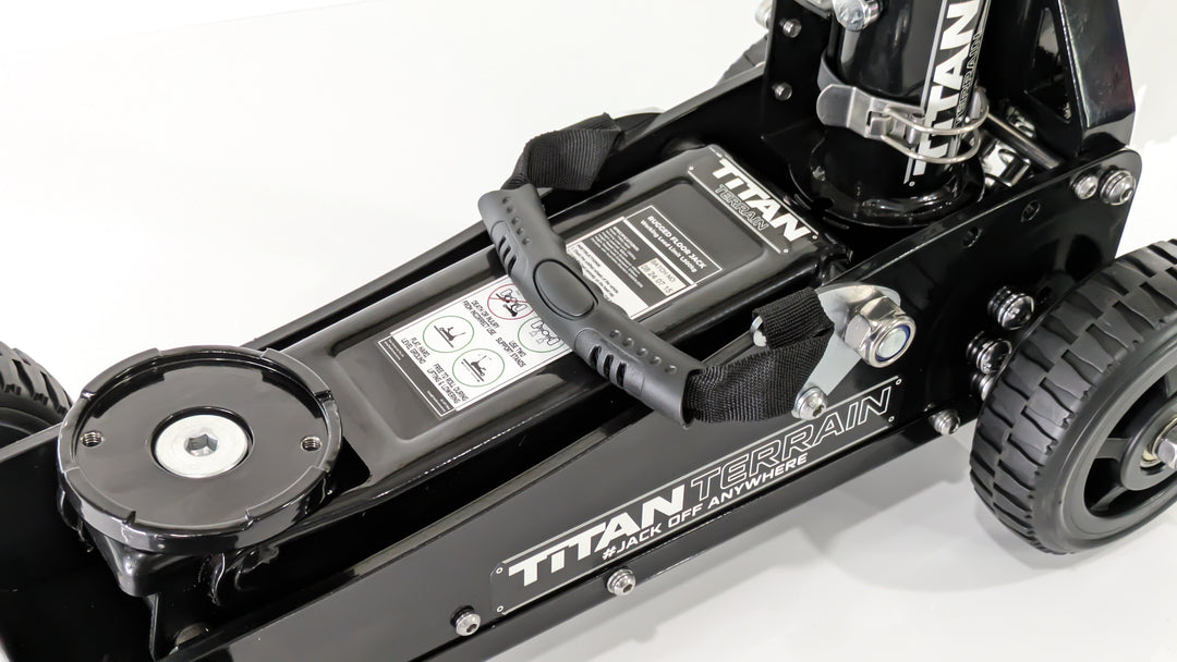 close-up centre shot of titan terrain rugged floor jack