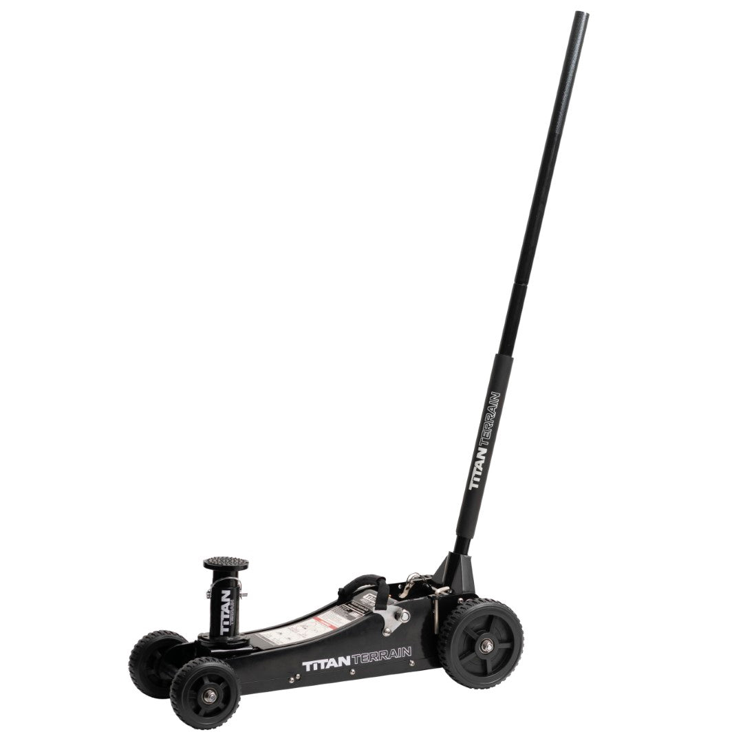 Full-body Titan Terrain rugged floor jack 
