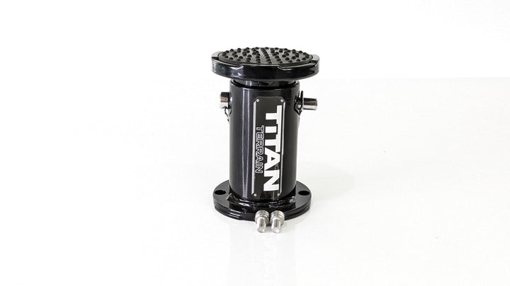 A black jack extension replacement part for the Titan Terrain Rugged Floor Jack