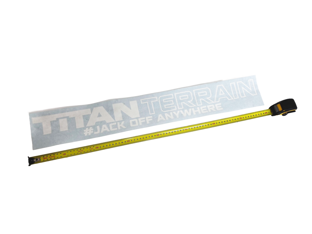 Titan Terrain large windshield sticker 80cm
